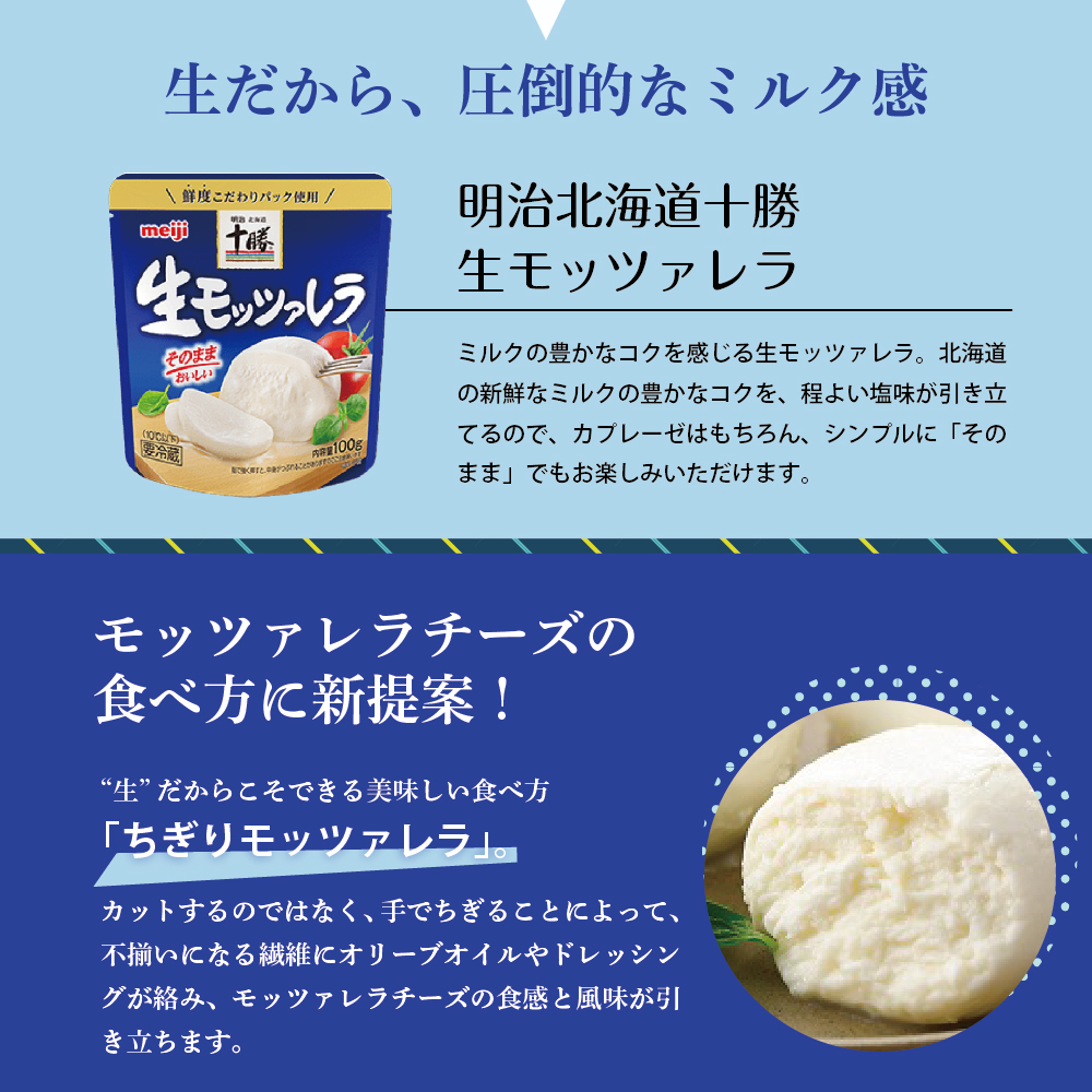 明治北海道十勝チーズ 生モッツァレラ６個 Me003 012 ふるさと納税 モンベル