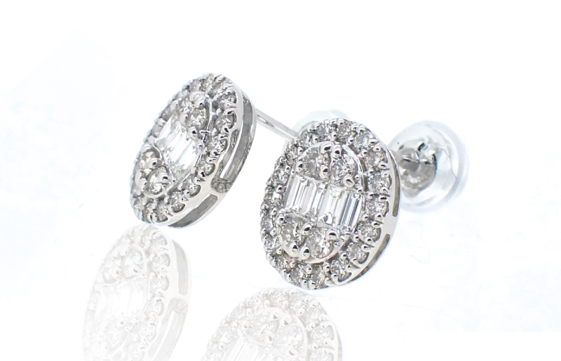 J020-1 ARC-EN-CIEL PTダイヤピアス（計 0.5ct） ｜ ふるさと