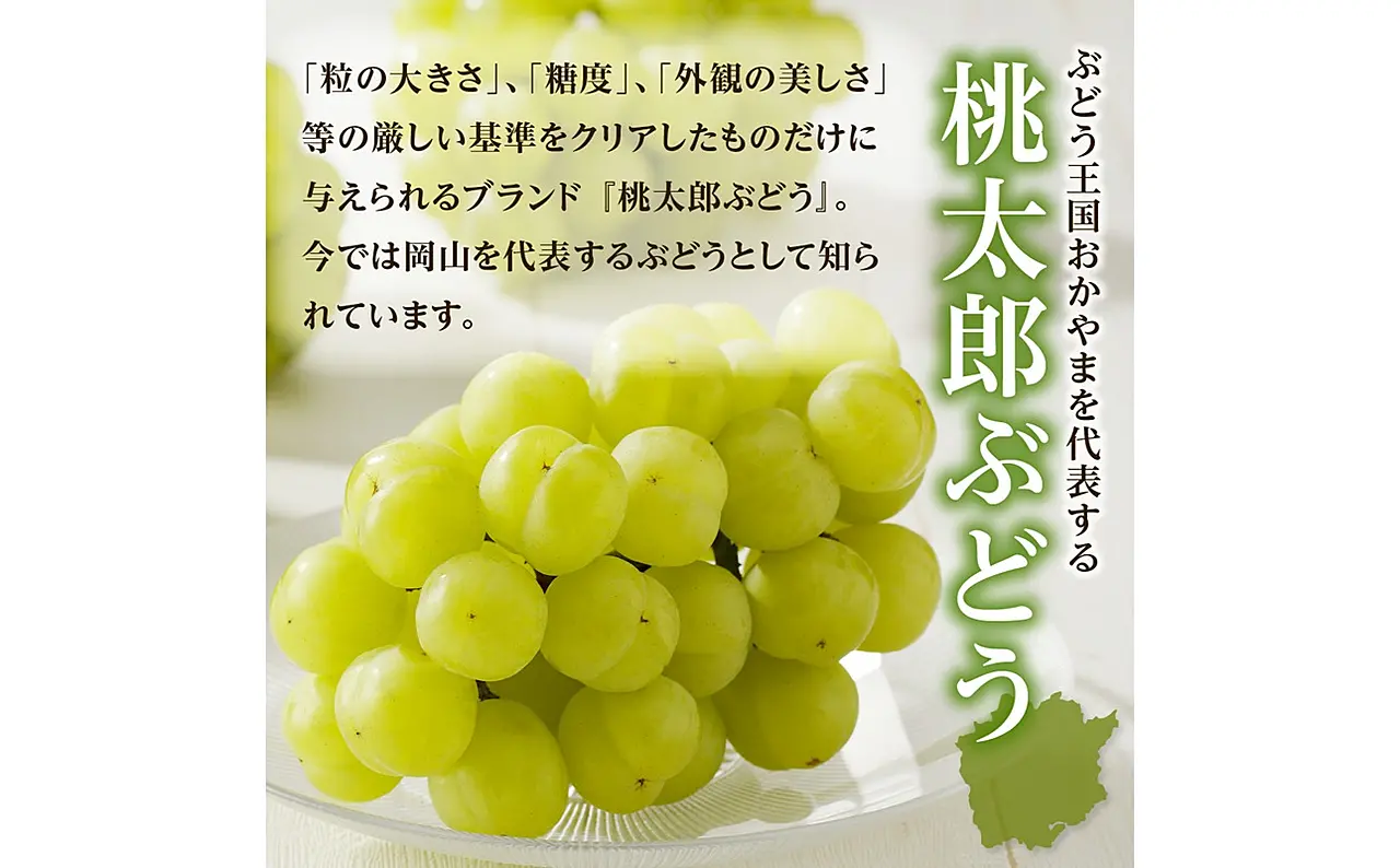 2025年発送】びぜん葡萄「桃太郎ぶどう」（ハウス栽培）約2kg入