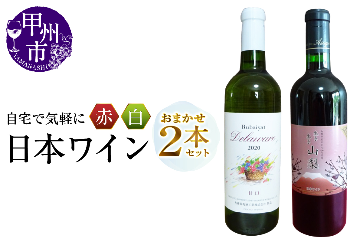 日本ワイン 2本セット - 酒